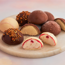 A plate with a variety of delicious and crunchy Mochi delights on it - MOISHI