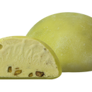 Creamy pistachio mochi ice cream, a japanese dessert in nutty flavor-Moishi