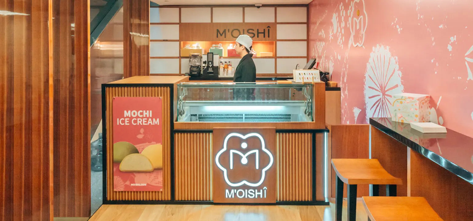 MOISHI ice cream store in Galleria Mall