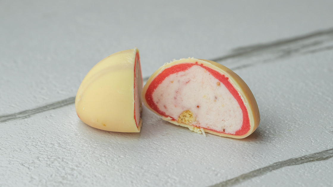 Crunchy Strawberry Cheesecake - 174 Kcal