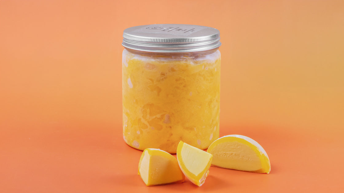 Mango Ice Cream Jars