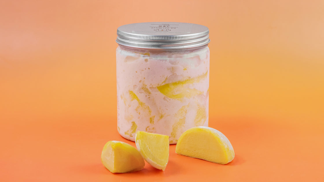 Passion Fruit Sorbet Ice Cream Jars