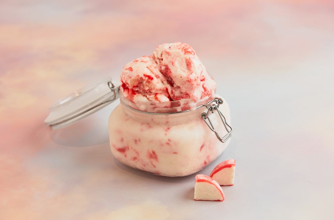Strawberry Cheesecake Ice Cream Jars