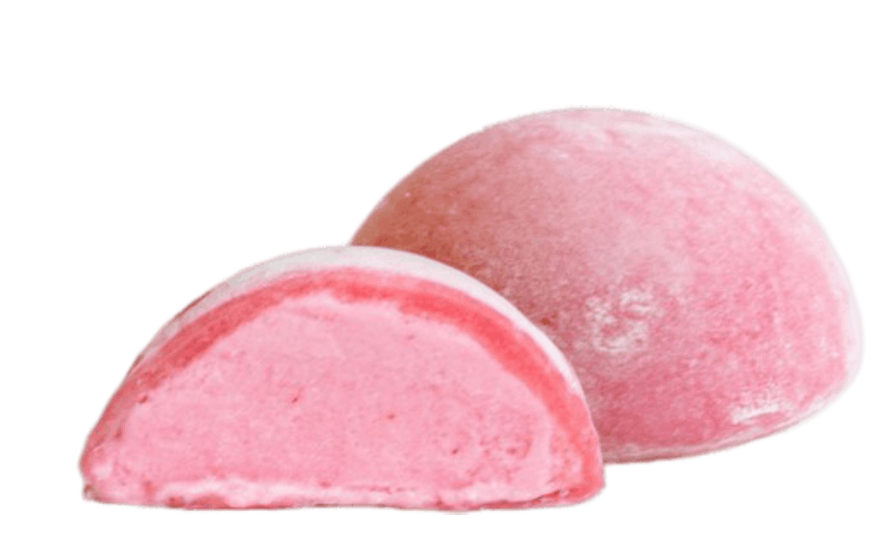 Vegan strawberry mochi ice cream-Moishi -ice  cream brand in uae.