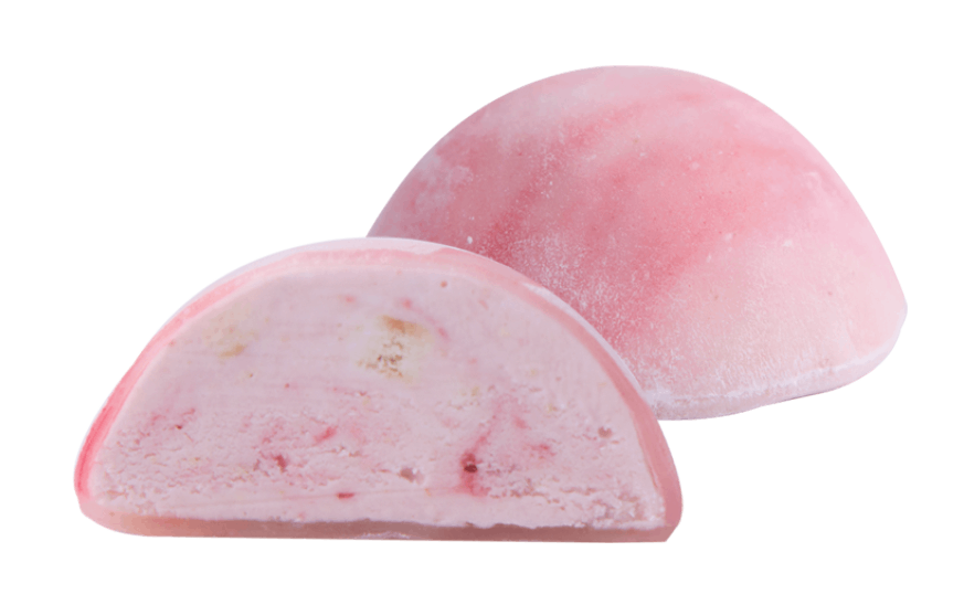 Starwberry cheescake mochi ice cream- Moishi-the best ice cream brand in uae.